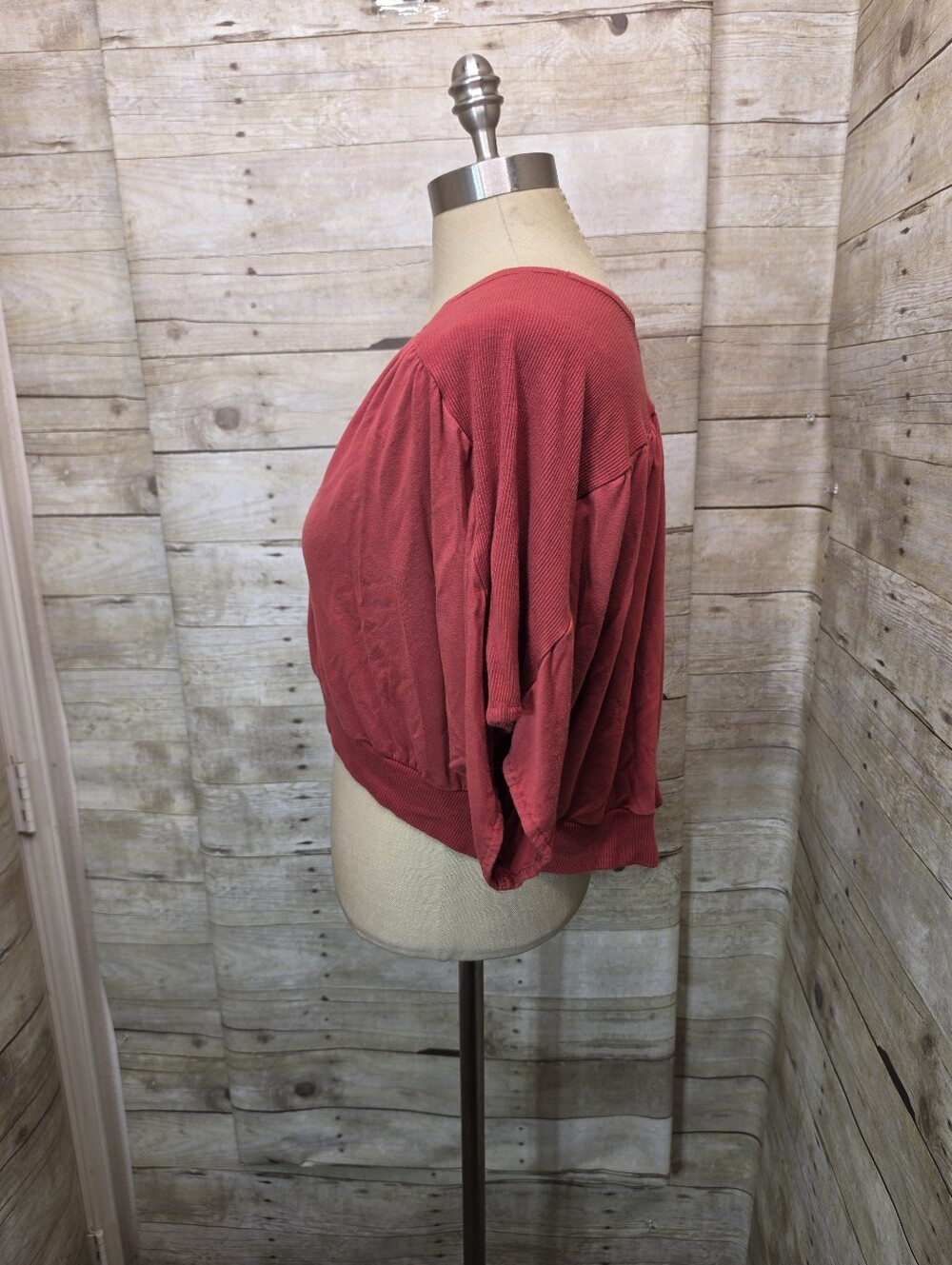 American Rag Ribbed Button-Up Cropped Cardigan - Picture 3 of 5